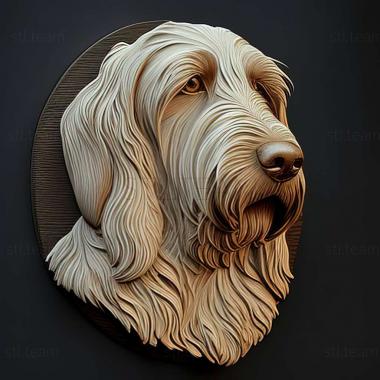 3D model Italian spinone dog (STL)